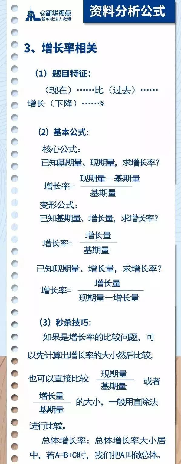 2020國考行測常用公式匯總，背完答題省時省力